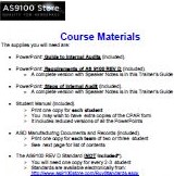 AS9100 Rev D Internal Auditor Training Materials AS9100 Store