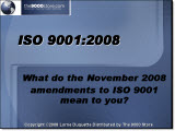 ISO 9001 2008 changes